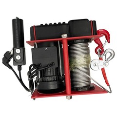 OpenBox!!!220V Electric Small Hoist Lifting Wire Rope Winch Equipment Lift 30M