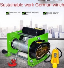 German Winch Electric Hoist 220v Wireless Remote Control Home Crane Crane