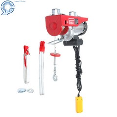 1320lbs Electric Lift Hoist 110V W/ 14ft Remote Control Garage Crane Winch