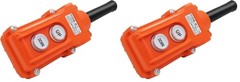 High-Performance Rain-Proof Push Button Pendant Switch for Cranes – 2 Count