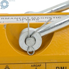 Permanent Magnetic Lifter 440lbs Lifting Capacity 2.5 Safety Factor Yellow