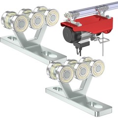 6 Wheel Hoist Trolley with Rollers – Strut Trolley Assembly for Electric Hois…