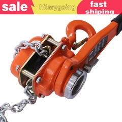 1650LBS 3/4 Ton 10ft Lever Block Chain Hoist Ratchet Type Come Along Puller !