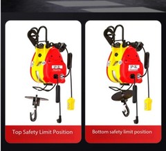 Electric Hoist 220V Crane Home Use – Compact Lifting Remote-Controlled Portable