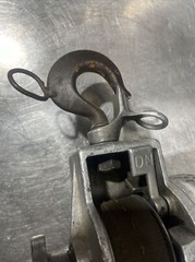 Chance Hoist 1 Ton Hot Stick Ratcheting Strap Hoist. Item ID #32. Used Surplus