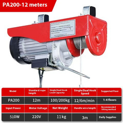 Electric Hoist2200lbs1600 Watts110 Voltselectricwire RopeWinch WithRemoteControl