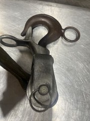 Chance Hoist 1 Ton Hot Stick Ratcheting Strap Hoist. Item ID #23. Used Surplus