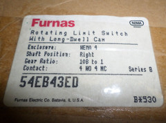 ⭐NEW IN BOX⭐ FURNAS 54EB43ED GEARED ROTARY CRANE LIMIT SWITCH 108:1 4-NO 4-N.C