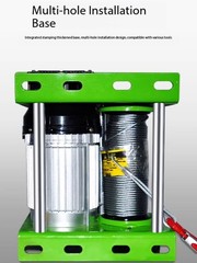 Quick-Lifting Electric Hoist 220V Wireless Remote Control Home Use Crane