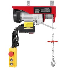 VEVOR Electric Hoist Crane Winch 440 lbs 328 ft Wireless & 14 ft Wired Remote