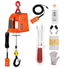 2200 Lbs Manual/Wired/Wireless Remote Control,110/120V Portable Pure Copp Electr