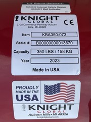 KNIGHT GLOBAL KBA350-073 SINGLE CABLE PNEUMATIC BALANCER CAPACITY @100PSI-350LBS