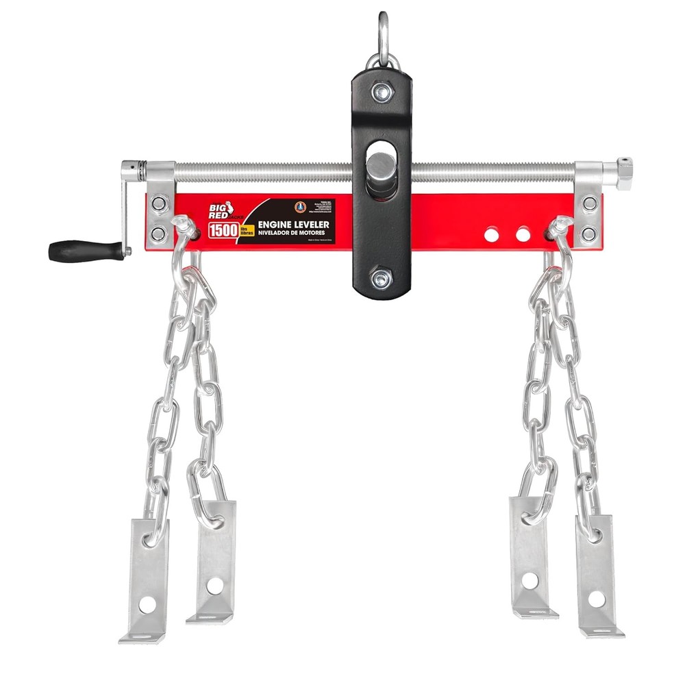 Big RED Engine Hoist Shop Crane Accessory, Steel 3 Position 3/4 Ton (1500 lbs) E