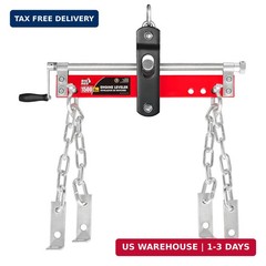 Big RED Engine Hoist Shop Crane Accessory, Steel 3 Position 3/4 Ton (1500 lbs) E