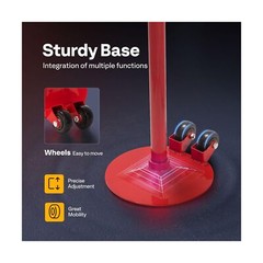 SPECSTAR Movable Under Hoist Support Stand, 3/4 Ton 1650Lbs Capacity Jack Sta…