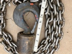 11-foot Spark Resistant Hoist Chain Brass Bronze Hook Stainless Steel KB-357-A
