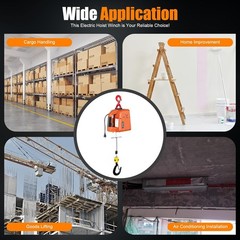 3 in 1 Electric Hoist Winch – 2200LBS 38FT 110V Manual, Wired and Wireless Remot