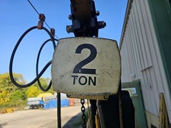 2 Ton Contrx GCT2-8 Adjustable Height Gantry Crane 8′ Span & Coffing Hoist