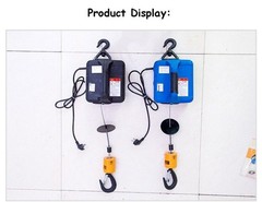 Electric Hoist 220V Small Crane Remote-controlled DomesticCompactLifting Machine
