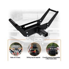ECOTRIC 10x 4 1/2 Cradle Winch Mount Mounting Plate 8000-13,000 Lb Capacity W…