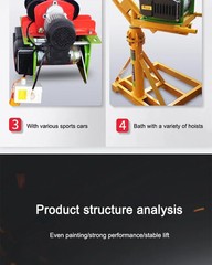 Winch Electric Hoist 220v Wireless Remote Control Household Crane Small Crane