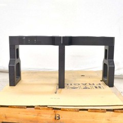 35″ x 14″ x 17″ Anodized Black Aluminum Industrial Double Gantry Assembly