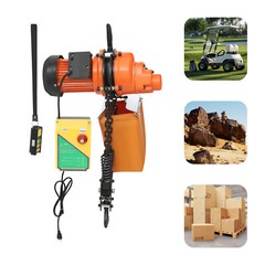 Electric Hoist 1102.31lbs Crane Winch with Wired Remote Control 1300W 110V