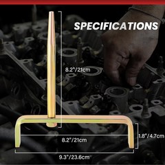 Cylinder Head Stand Holder Engine Bracket Tool W/ Tapered Mandrels Storage 2PC