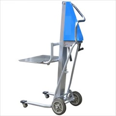Hand Crank Stacker Mini Carrier Lightweight Portable Lifting Workstation Trucks