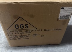Dayton 3MB56 1/2 Ton (1000 lbs) Hoist Trolley