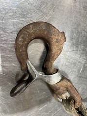 Chance Hoist 1 Ton Hot Stick Ratcheting Strap Hoist. Item ID #47 Used Surplus