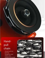Hand-Pushed and Hand-Pulled Trolleys I-Beam Pulley Blocks Lifting Pulleys
