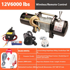 Electric Winch Vehicle-mounted Crane Off-road Self-rescue Towing Machine