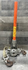 Chance Hoist 1 Ton Hot Stick Ratcheting Strap Hoist. Item ID #52 Used Surplus