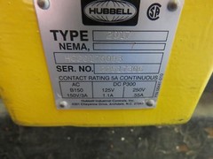 HUBBELL TYPE 2017 8 BUTTON HOIST PENDENT CONTROL HC20170093 NEW