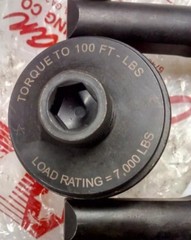***NEW*** ADB #(23102) SAFETY SWIVEL HOIST RING 7000 LBS (3/4-1O-THREAD)