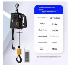 Electric Hoist 220V Portable Lifting Device for Domestic Use – Compact Model