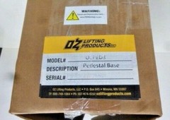 NEW! OZ Lifting Products Pedestal Base for OZ Steel Davit Crane Series- # OZPED3