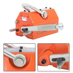 1320LBS 600kg Steel Magnetic Lifter Heavy Duty Crane Hoist, 2 Safety Factor