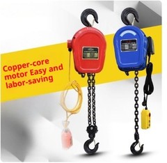 Chain Hoist Electric Hoist 1 T 2 T Crane Remote Control 220V Small Crane Hoist