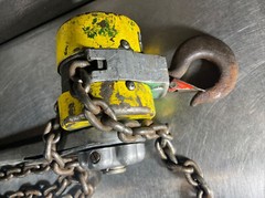 Tugit 1 Ton Ratchet Chain Hoist Come-A-long Winch Rigging. Item ID #1