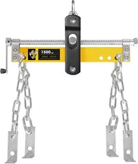 YELLOW JACKET Engine Load Leveler 1500lbs Steel Engine Hoist Shop Crane Acces…