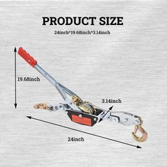 2 Ton Come Along Winch Dual Gear Power Puller