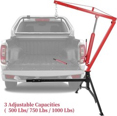 1000 Lbs Truck Crane Hoist Hydraulic Hitch-Mount Truck Crane for Lifting Goods
