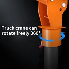 Pismire 0.5T Folding Truck Crane 12V Winch 360 Swivel