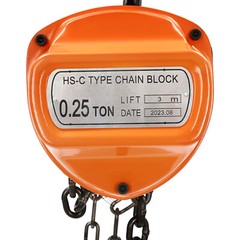 551lbs Chain Hoist Manual Puller Hoist 0.25 Ton Industrial 3M Lifting With Hook