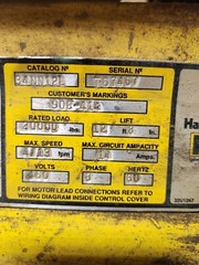 #705 – 20 Ton R&M Wire Rope Hoist Crane Kit— reconditioned