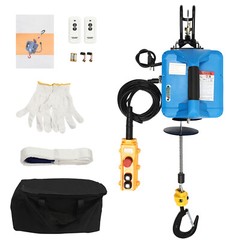 3-in-1 Portable Electric Hoist W/wireless Remote Control For Lifting Towing 110V