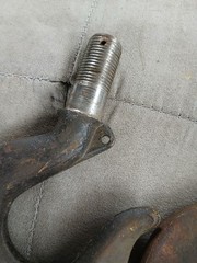 2 Crosby Hoist Hooksheavy Duty Steel Used Condition See Pictures for Details