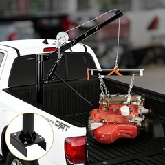 Pickup Truck Crane Hoist Manual Winch 360° Swivel 1000lbs Adjustable Heavy Duty